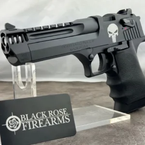 Magnum Research Desert Eagle L5 .357 Magnum Pistol Black with Skull Engraving