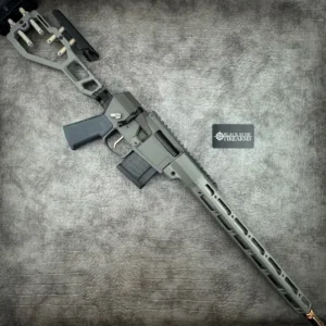 Q Mini Fix 5.56 Bolt-Action Rifle Gray w/ Cherry Bomb Muzzle Device