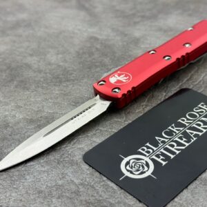 Microtech UTX-85 D/E Red Stonewash Standard 232-10 RD