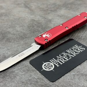 Microtech Ultratech S/E Red Stonewash Standard 121-10 RD