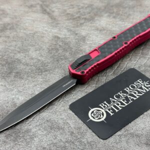 Heretic Knives Cleric II Double Edge Black Red H020-4A-RED
