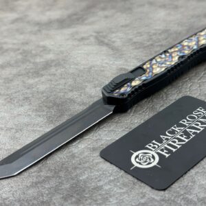 Heretic Knives Cleric 2 Tanto DLC Flamed Titanium Inlay H019-6A-FTI