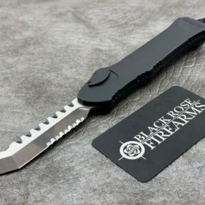 Heretic Knives Hydra Tanto 2-Tone DLC Part Serrated Tactical H006-11B-T