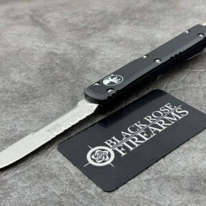 Microtech Ultratech S/E Stonewash Partial Serrated 121-11