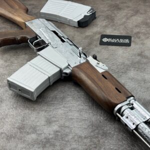 Garaysar FEAR-103 12GA AK47 Style Shotgun Chrome Engraved