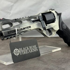 Chiappa Rhino 60DS Stormhunter .357 Mag 6" Revolver White Battleworn with Black Grip