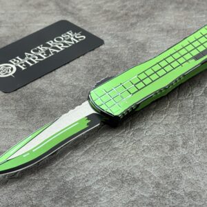 Heretic Knives Manticore-E Recurve Toxic Green Cel Shading Grenade Grip H029F-CS-TX