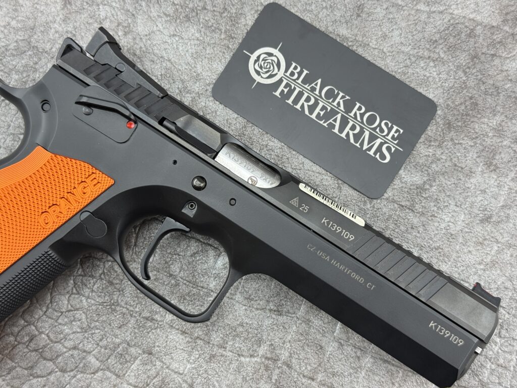 CZ 75 TS 2 Tac Sport Orange 9mm Pistol W/ 3 Mags - Black Rose Firearms