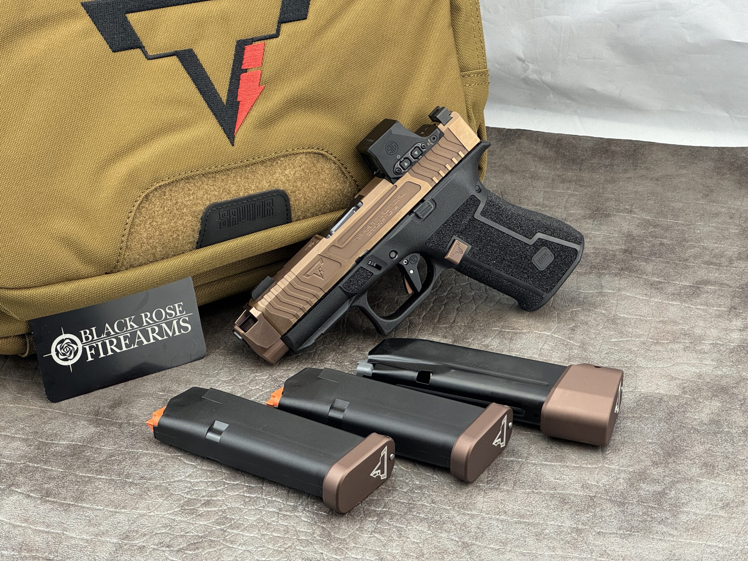 Taran Tactical Glock 43X Copperhead 9mm Pistol W/ Sig Romeo X