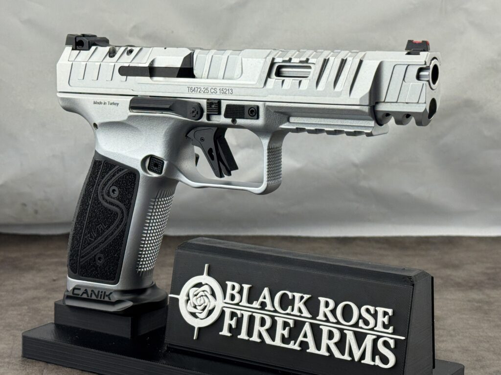 Canik SFX Rival-S Chrome 9mm Pistol W/ Hard Case & 2 Mags | Black